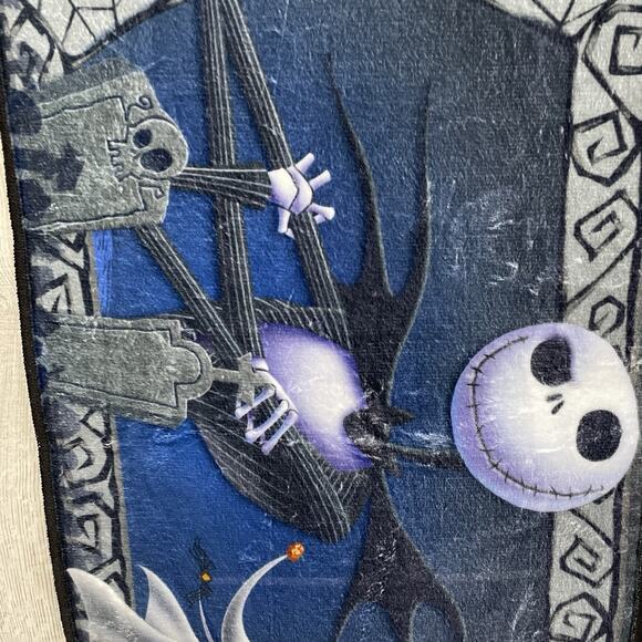 Nightmare Before Christmas Accent Rug Mat 20x32 Halloween Jack Skellington Zero - Picture 2 of 4